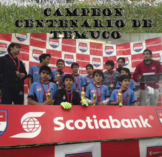 Centenario de Temuco  Campeon de la Copa Infantil 2014